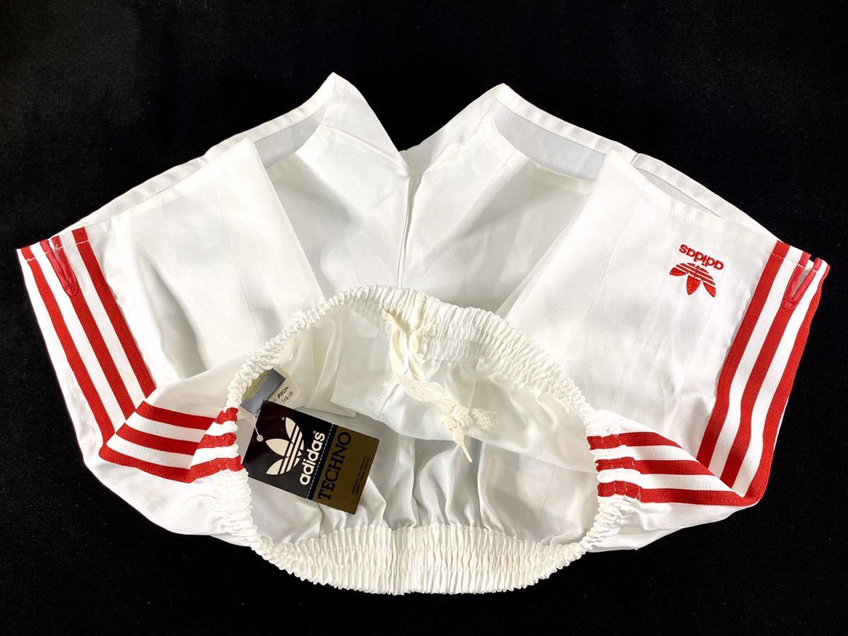 希少 レトロ80's adidas サッカーパンツ ベリーショート O シャドー