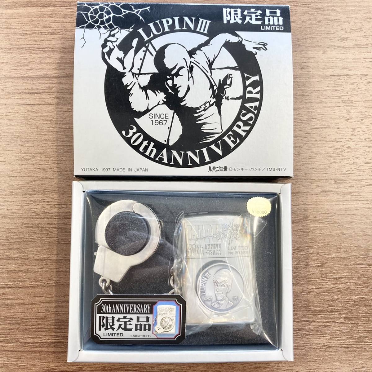 ☆未使用☆ ルパン三世 30rh ANNIVERSARY ZIPPO ジッポ 限定品 手錠 