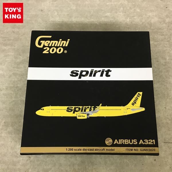 1円～ Gemini 1/200 スピリット航空 A321-200S N668NK Gemini 1:200