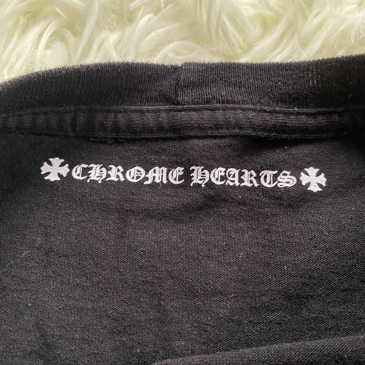 極美品】クロムハーツ 長袖Tシャツ M 黒 ロングスリーブ ホースシュー 