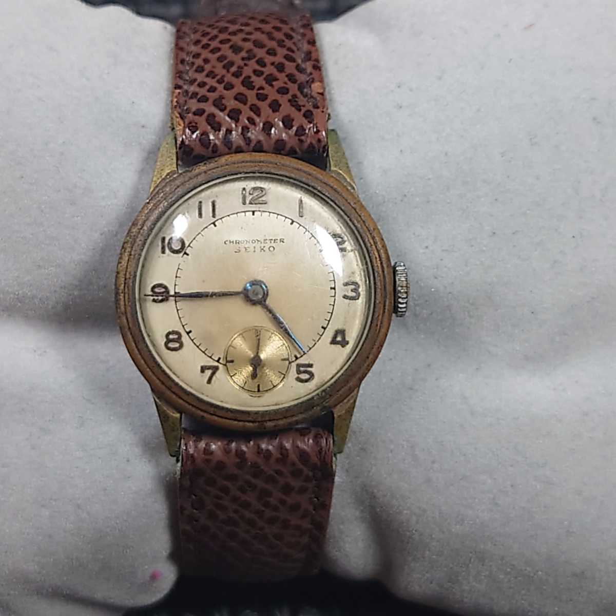SEIKO CHRONOMETER 1095 スモセコ VENUSMETAL BEZEL 鶴マーク 
