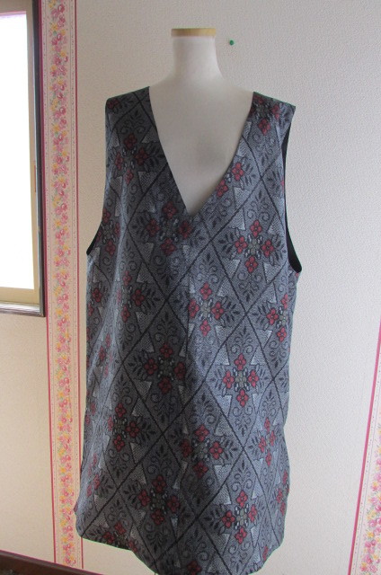 新作入荷，SALE 着物リメイク 大島紬よりエプロンワンピース(女性和服、着物)｜売買されたオークション情報、yahooの商品情報をアーカイブ公開 - オークファン その他