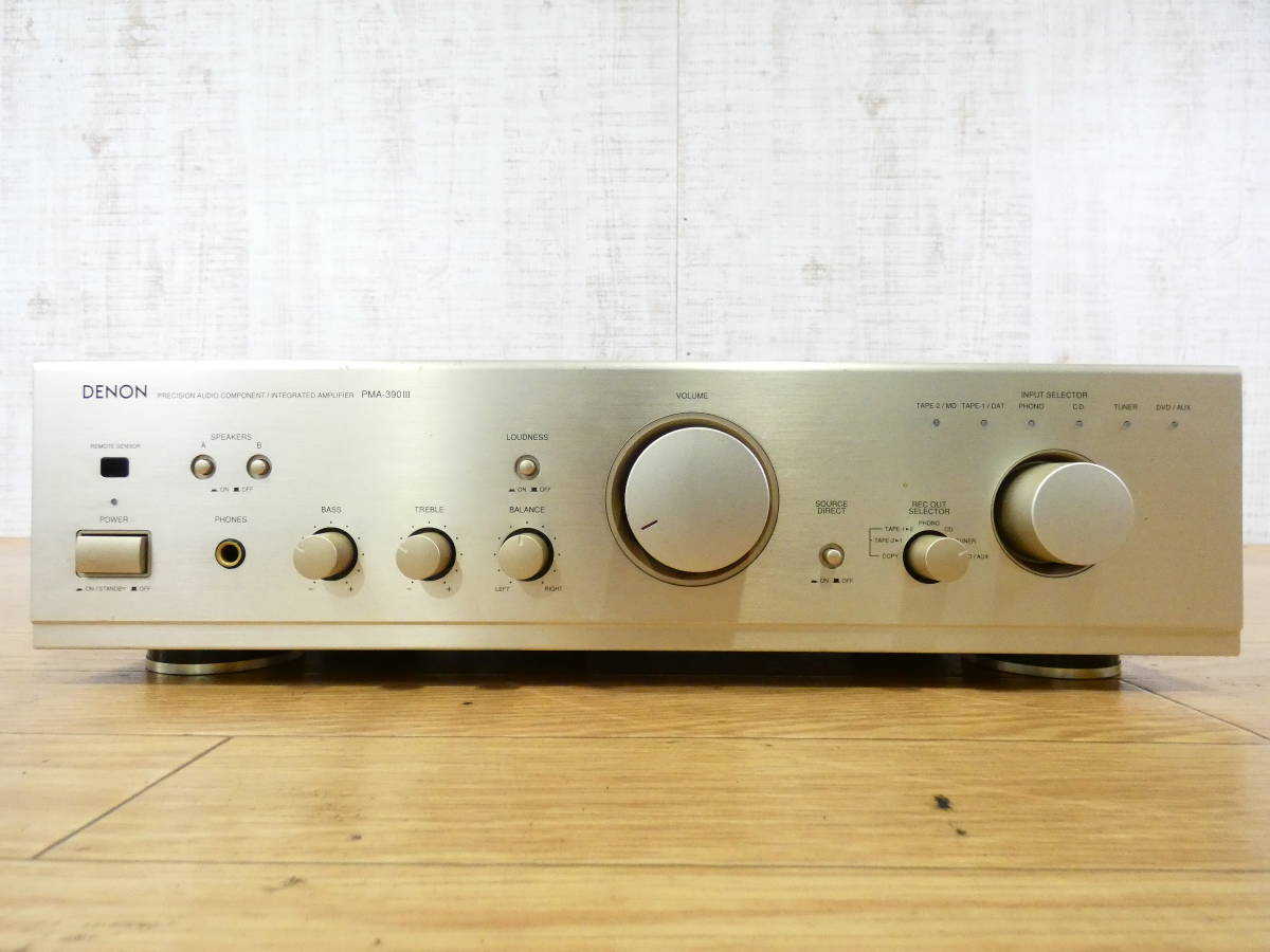 DENON DENON デノン プリメインアンプ PMA-390Ⅲ オーディオ 音楽 音響