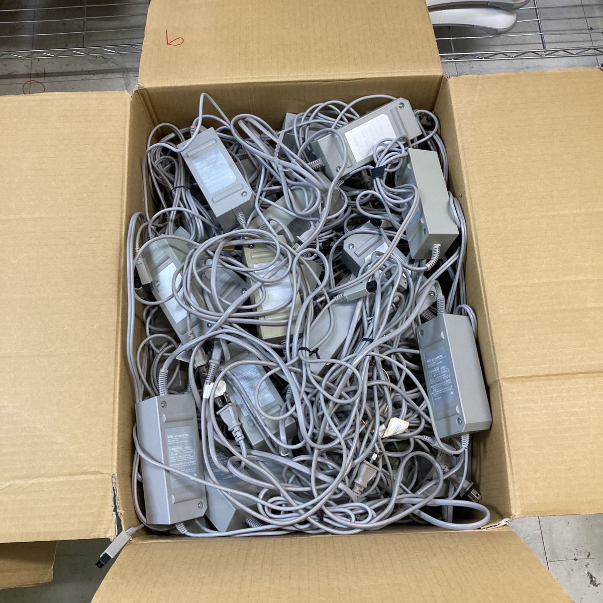 0421 Wii ACアダプター 純正品 約50個 動作未確認　まとめ売り　s0 ヤ140 466