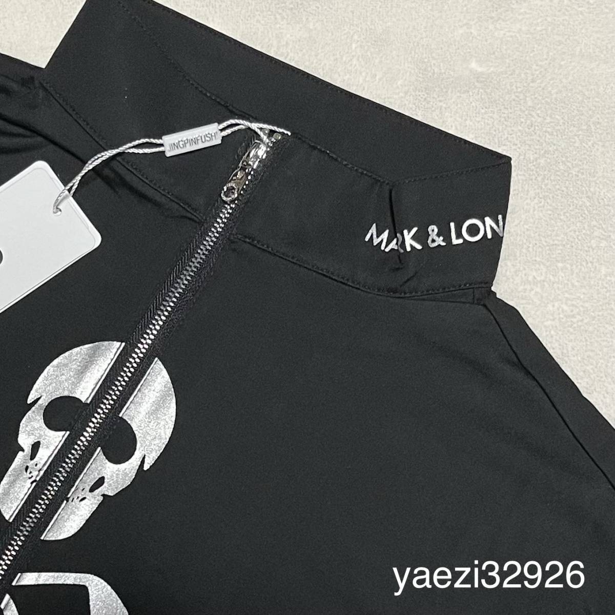 MARK&LONA※マークアンドロナ※ゴルフストレッチハーフジップ半袖シャツ