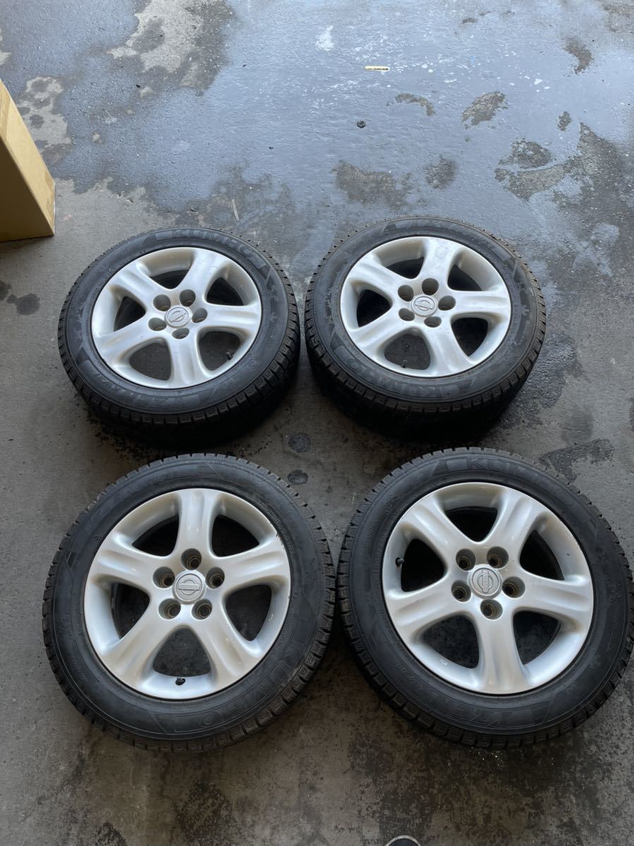 1円スタート日産シルビア S15 純正ホイール KUMUHO I'ZEN KW31 205