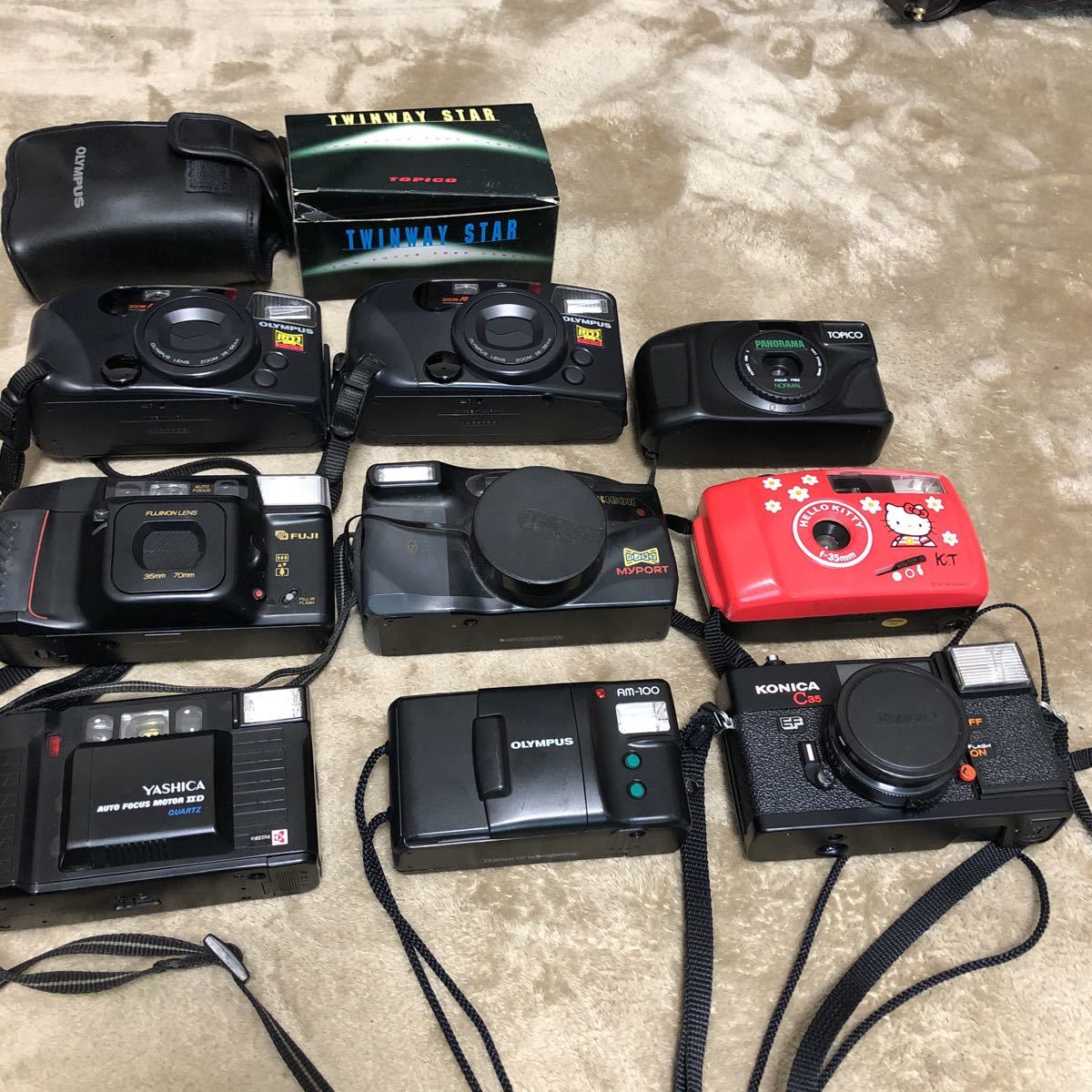 フィルムカメラ 9個 まとめ売り まとめ売り 9個 コンパクトフィルム