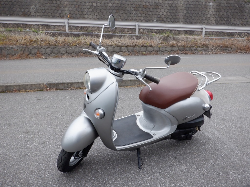 c*a様 大阪市　引取限定 ヤマハ Vino ビーノ SA26J 4スト 実働車 VINO ビーノ SA26J 4スト 書類・鍵付き 実働 ベース車① 格安 売り切り