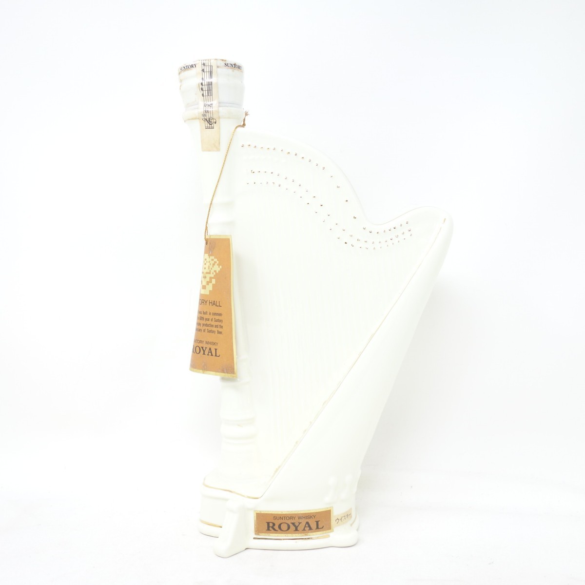限定SALE，SALE 東京都限定 サントリー ローヤル ハープ型陶器ボトル 白 500ml 43% 1398g 同梱不可 R(日本)｜売買されたオークション情報、yahooの商品情報をアーカイブ公開 - オークファン 日本