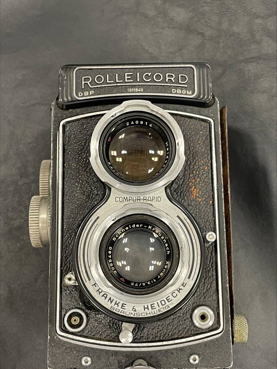 【お得，低価】 #2831 ROLLEICORD ローライコード 二眼レフカメラ レンズ 1:3 5/75 1:3 2/75(ローライ)｜売買されたオークション情報、yahooの商品情報をアーカイブ公開 - オークファン ローライ