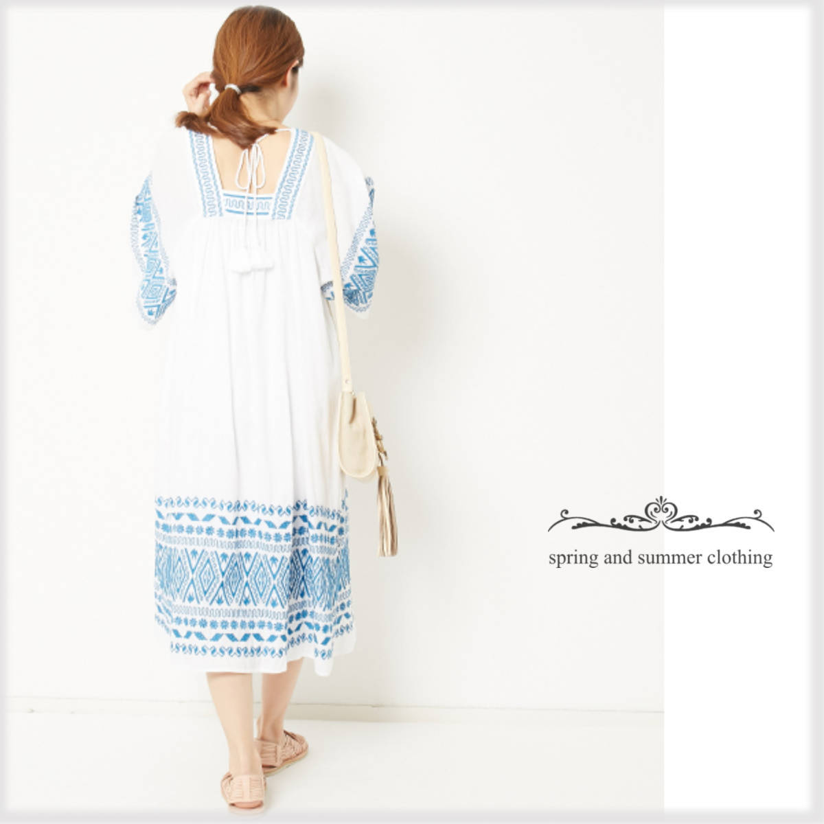 アメリカンラグシー Navasana 2 4万 コットン100 ヴィンテージ 刺繍 ロング ワンピース 白 ブルー フリーサイズ 5分袖 K8 Mサイズ 売買されたオークション情報 Yahooの商品情報をアーカイブ公開 オークファン Aucfan Com