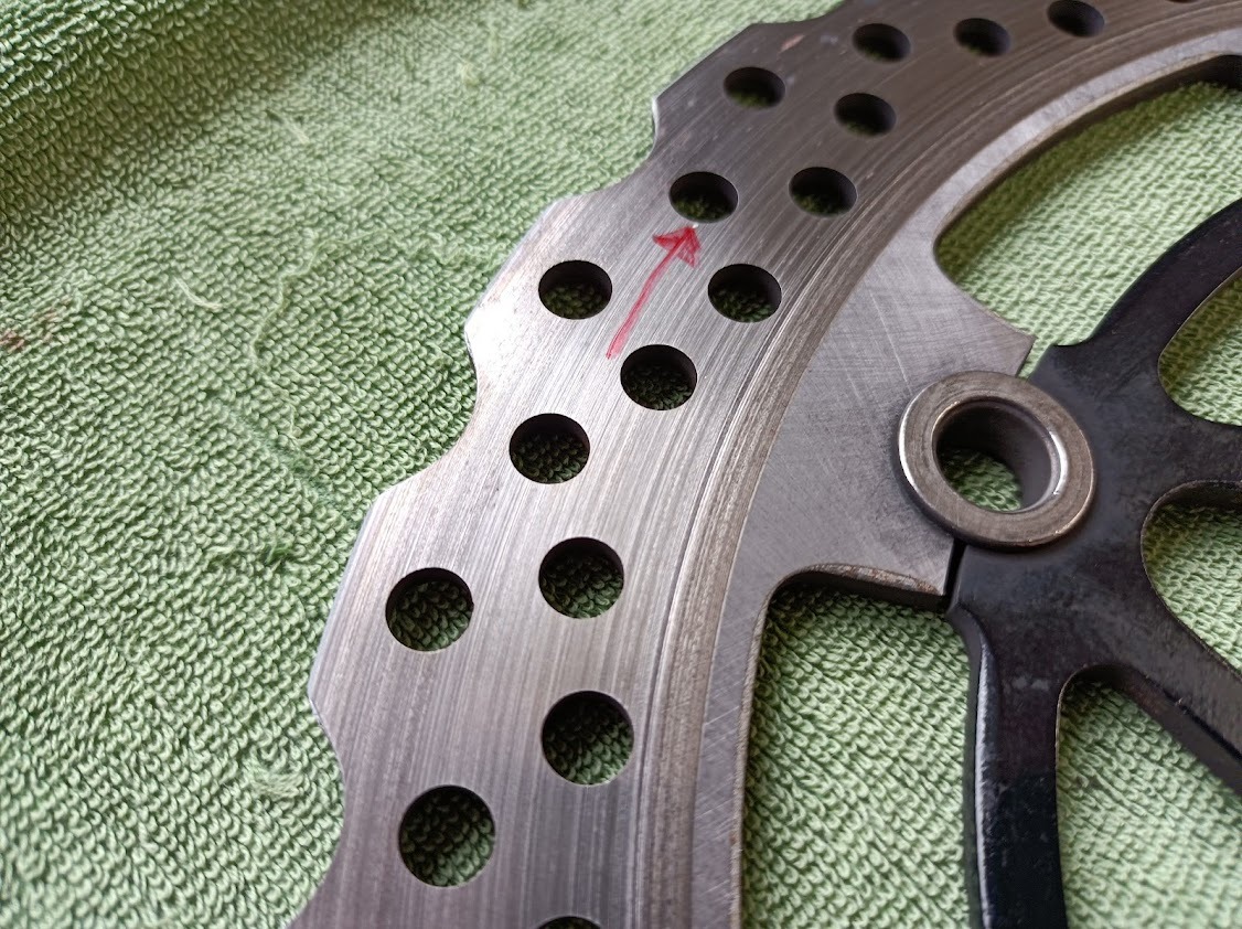 純正　zrx1200daeg ディスクブレーキ　希少 zrx1200 daeg フロントディスクローター 純正 ZRX1200 DAEG ブレーキ