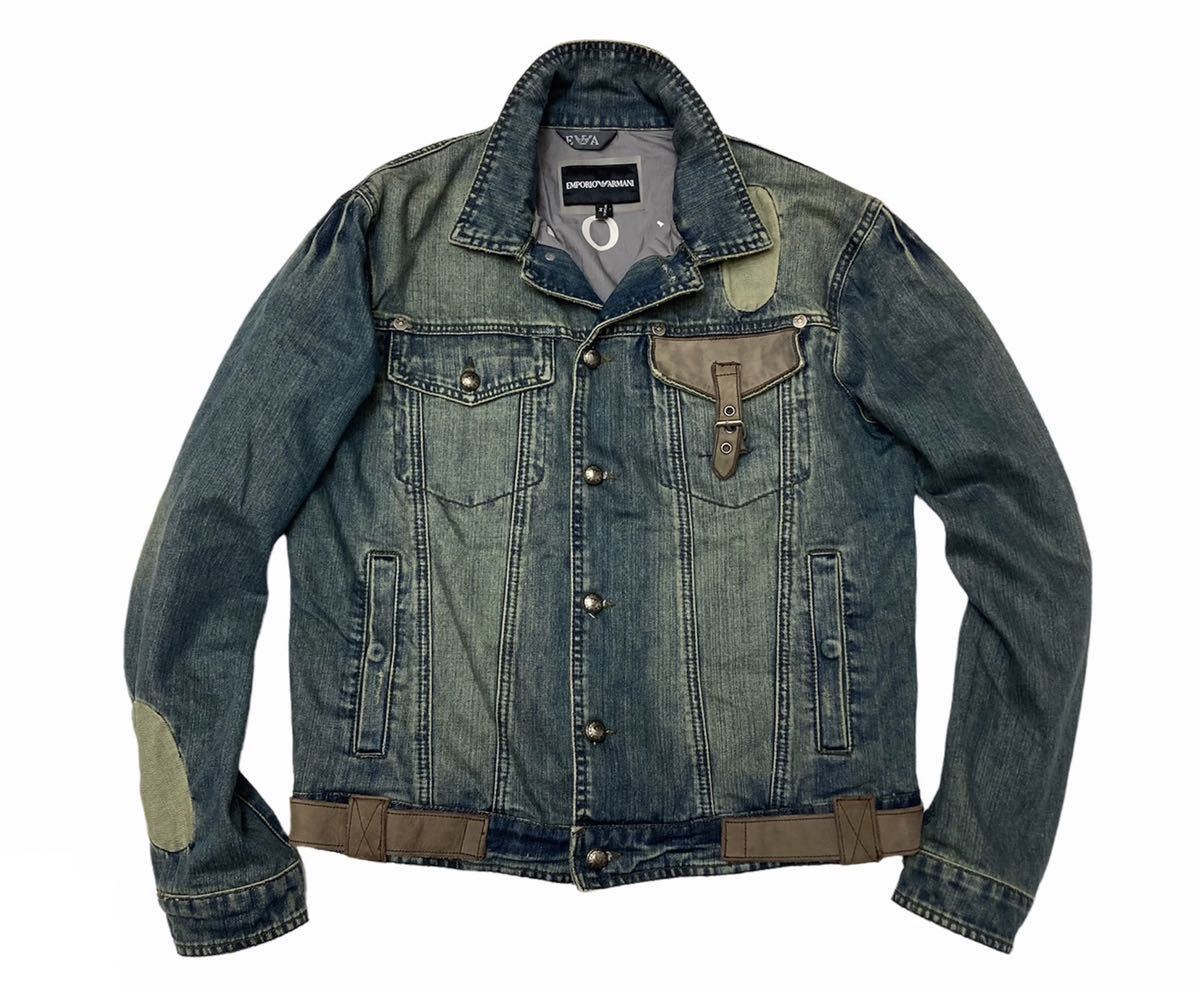 極美品！定価10万円 イタリア製 EMPORIO ARMANI エンポリオアルマーニ  
