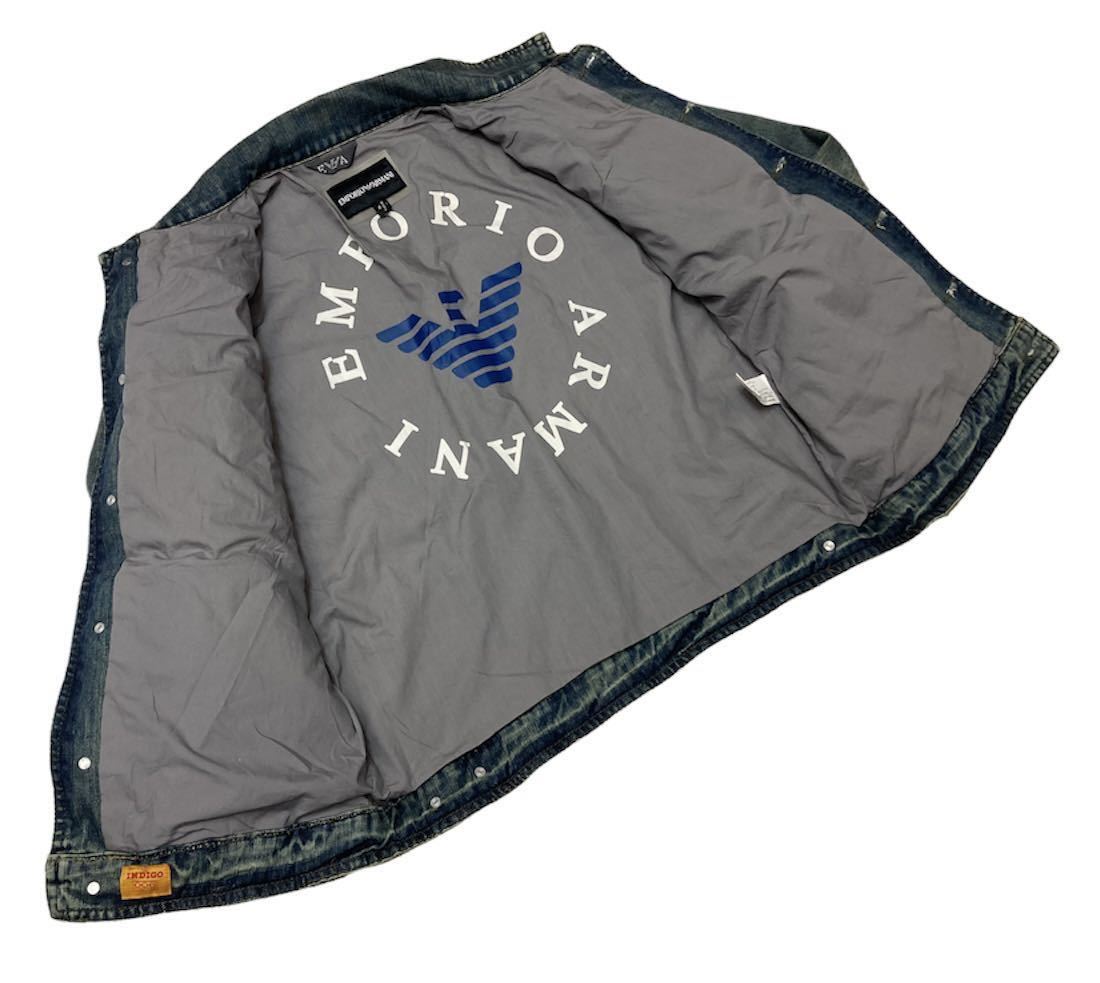 極美品！定価10万円 イタリア製 EMPORIO ARMANI エンポリオアルマーニ  