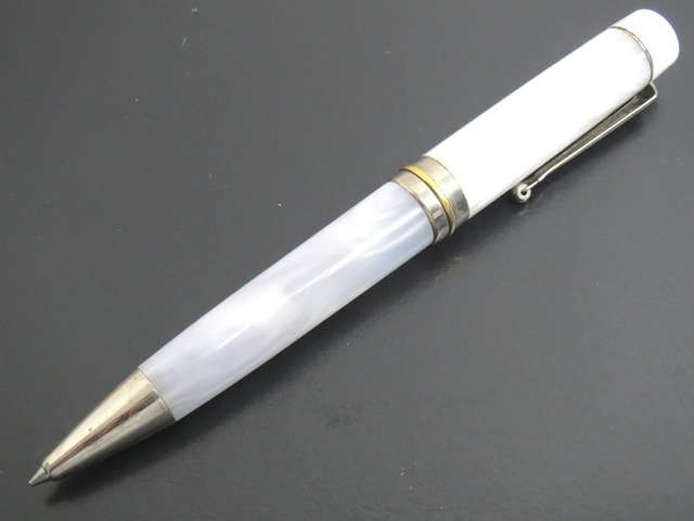 ○A52200:DELTA デルタ ヴィンテージ ローラー ボールペン ホワイト 