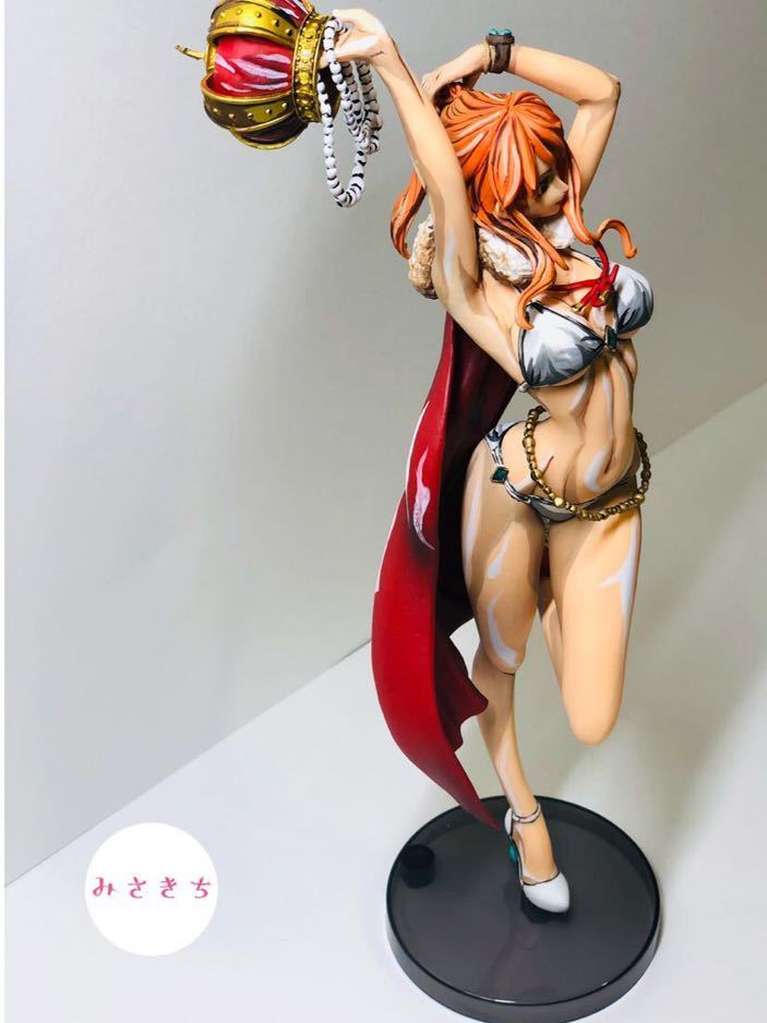 ワンピース ONEPIECE ナミ 二次元 リペイント フィギュア 完成品 塗装 