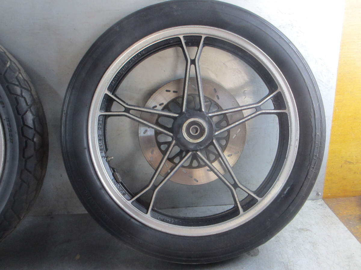 スズキ GSX250T/L 点火OK GS25X-127 純正 ホイール前後 検索 グラス