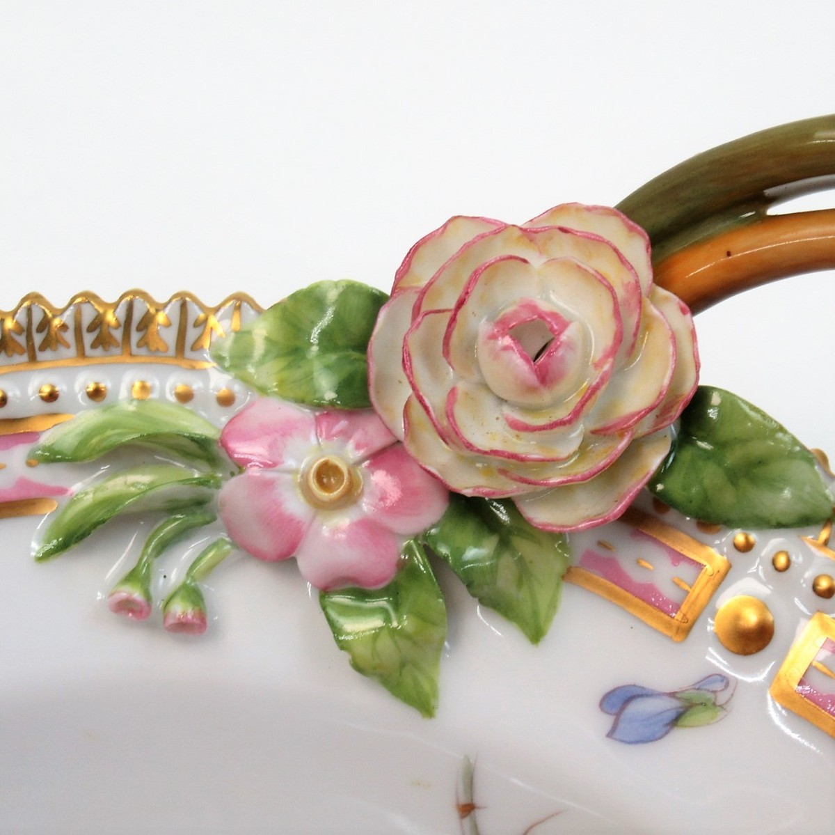 1円～ ロイヤルコペンハーゲン フローラダニカ Viola epipsila ledeb オーバル ピクルスディッシュ y73-1357097k【Y商品】_3