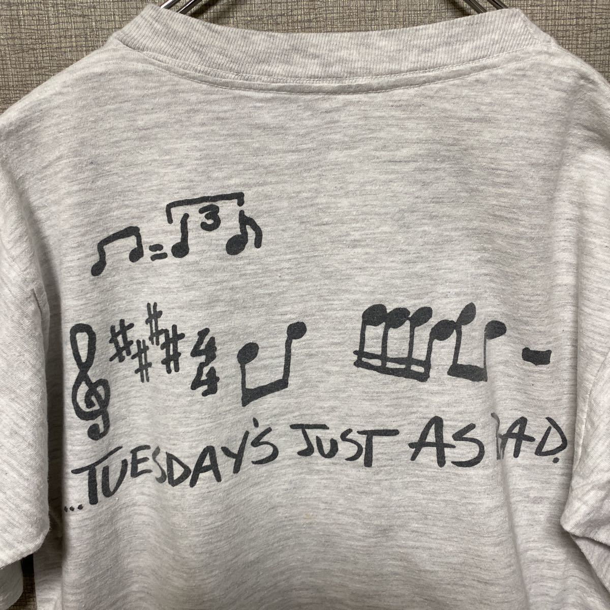90s USA製 ジャズ Tシャツ サックス ニューオーリンズジャズTシャツ 