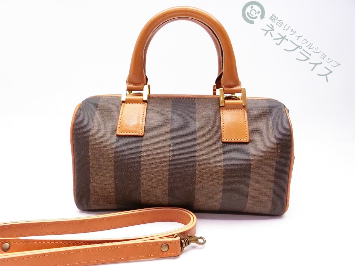 A3880 FENDI フェンディ ペカン PVC レザー 2WAY ハンド バッグ FENDI フェンディ ヴィンテージ ni83z8 フェンディ（FENDI）-ペカン買取｜最新相場でフェンディを売る バッグFENDI