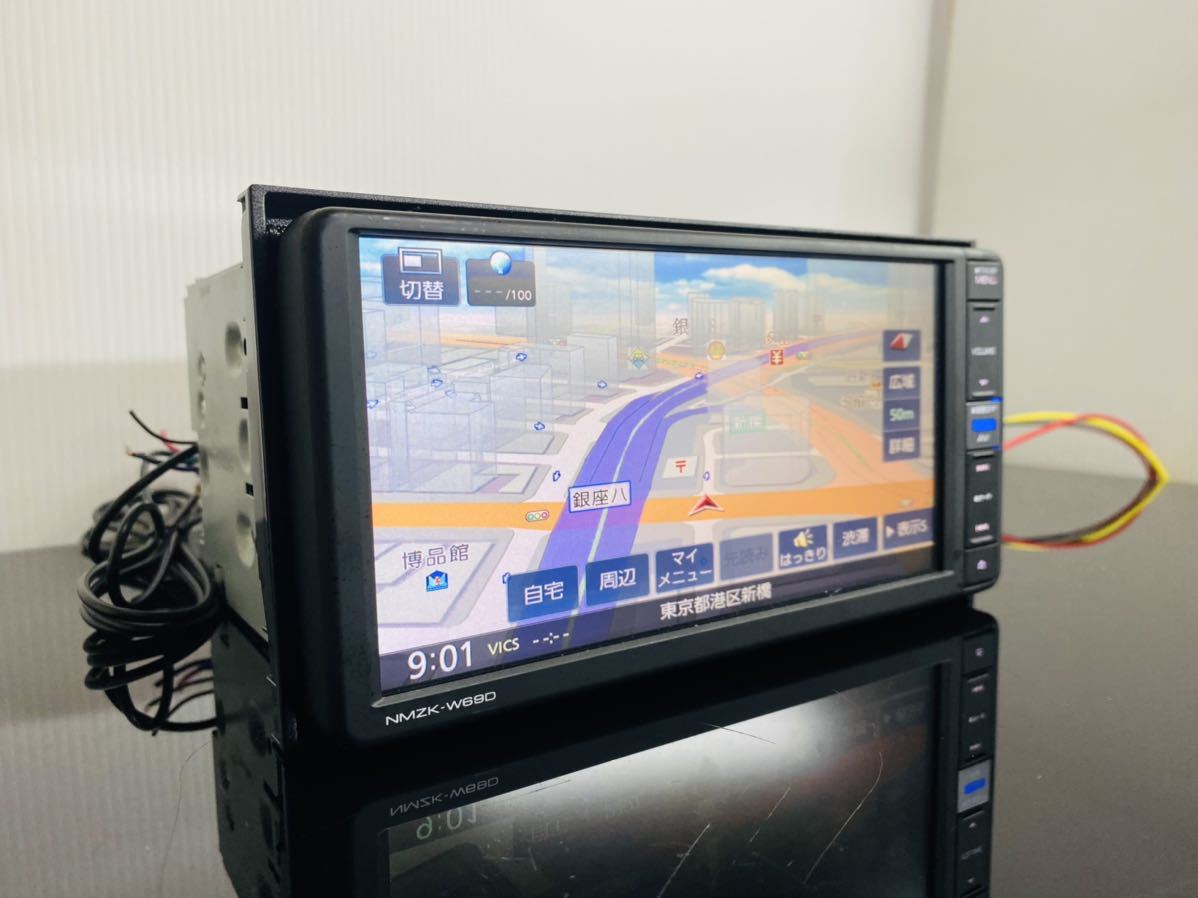 NMZK-W69D ダイハツ純正 2018年 4chフルセグTV Bluetoothオーディオ CD