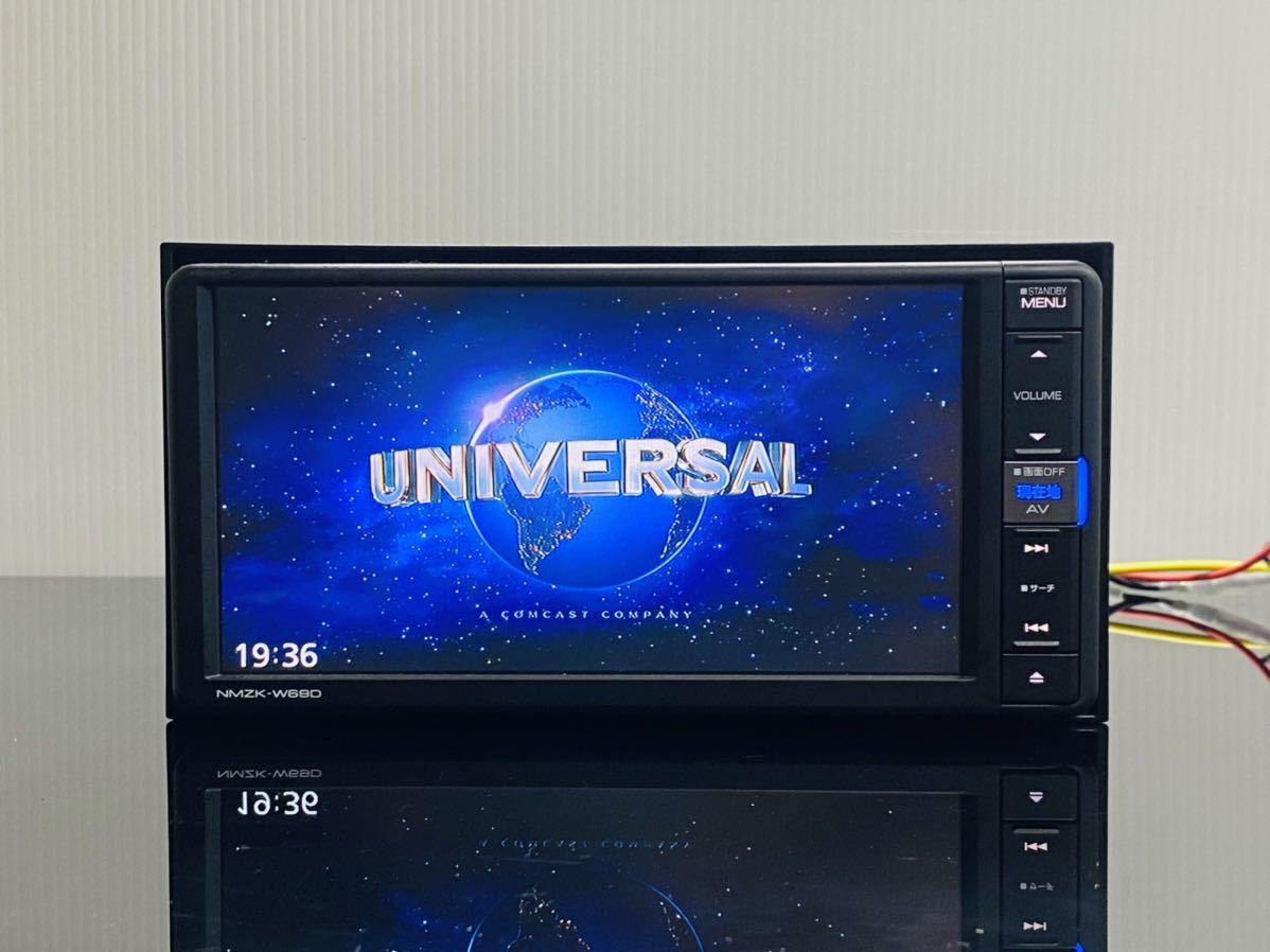 カーナビ NMZK-W69D DVD TV CD Bluetooth NMZK-W69D ダイハツ純正 2018年 4chフルセグTV Bluetoothオーディオ CD