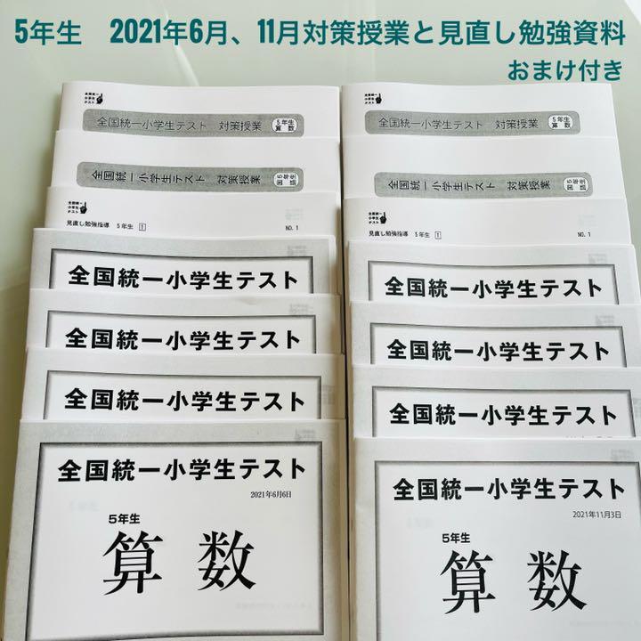  全国統一小学生テスト 5年生 2021年6月と11月 対策授業 見直し勉強資料(中学受験)｜売買されたオークション情報、yahooの商品情報をアーカイブ公開 - オークファン 中学受験