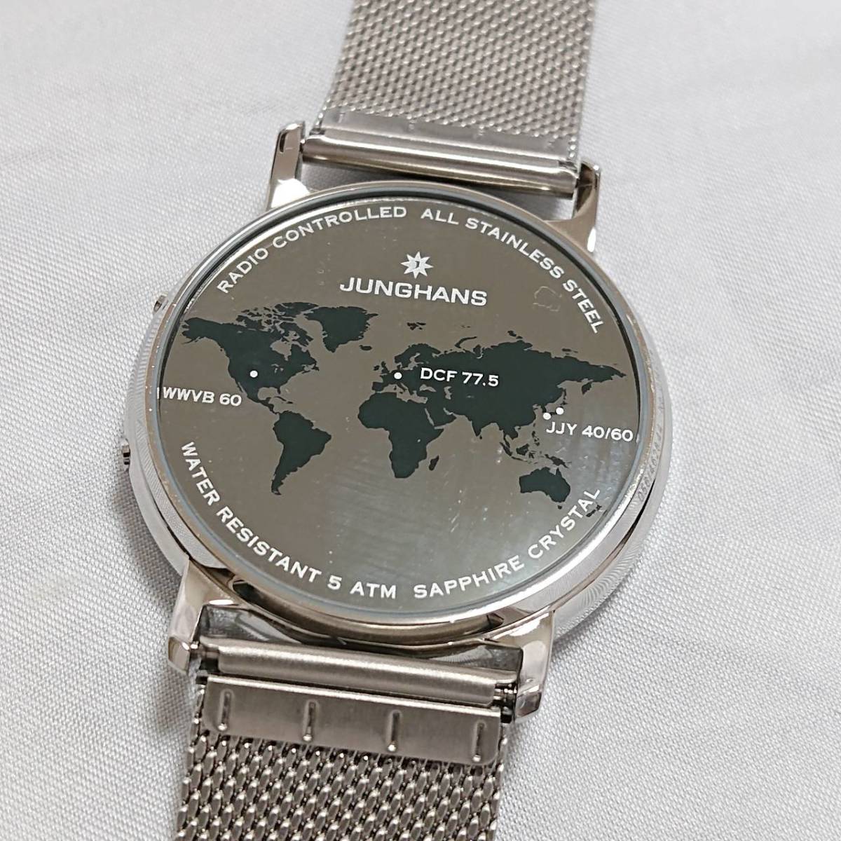 1円スタート ユンハンス JUNGHANS ミラノ MILANO メガソーラー MEGA 