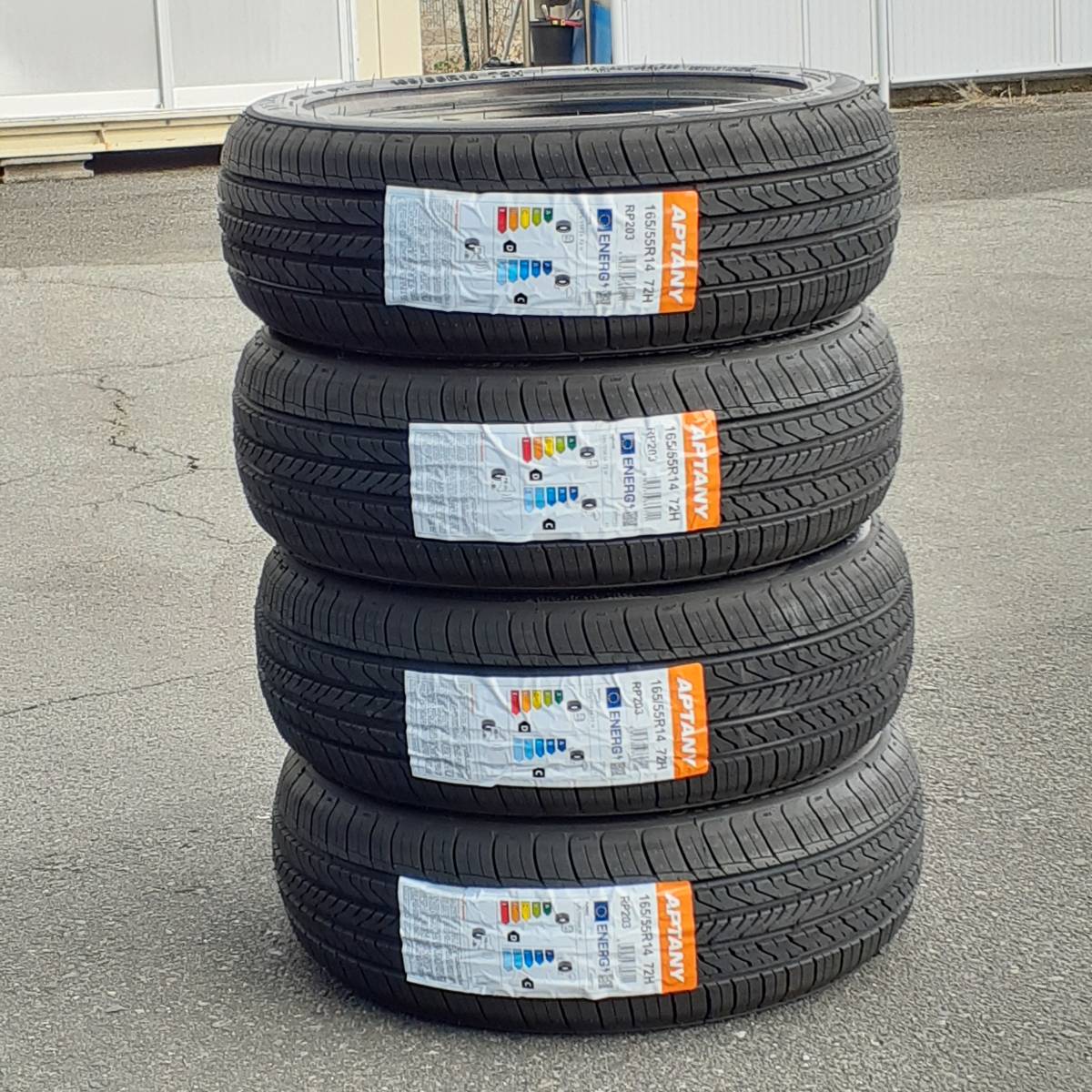 数量限定，爆買い 165/55Ｒ14 72H APTANY HARMONIC RP203 22年製 4本セット税込 14 400より 2(その他)｜売買されたオークション情報、yahooの商品情報をアーカイブ公開 - オークファン 14インチ