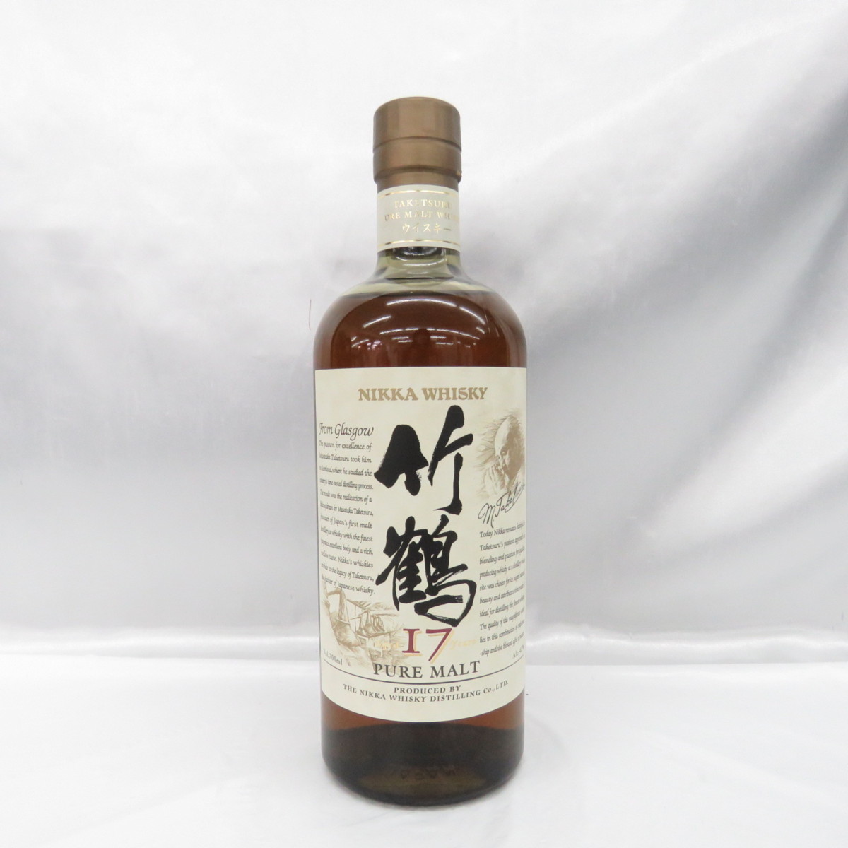 新作登場，本物保証 【未開栓】NIKKA ニッカ 竹鶴 17年 ピュアモルト 