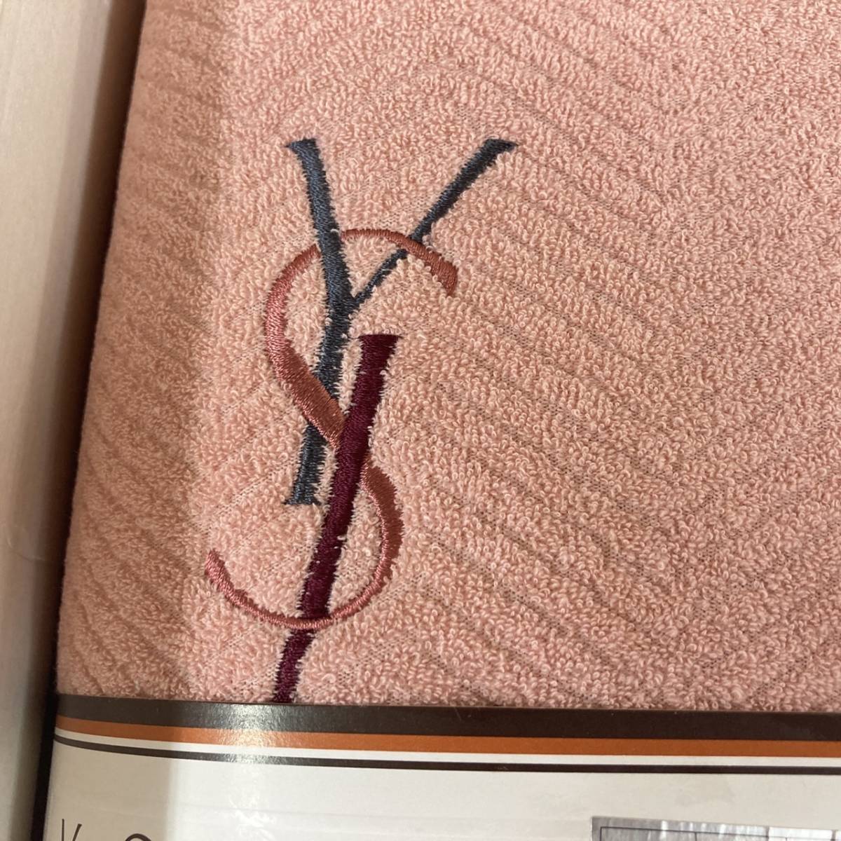 4-444]【未使用】イヴ・サンローラン YSL キルトケット タオルケット