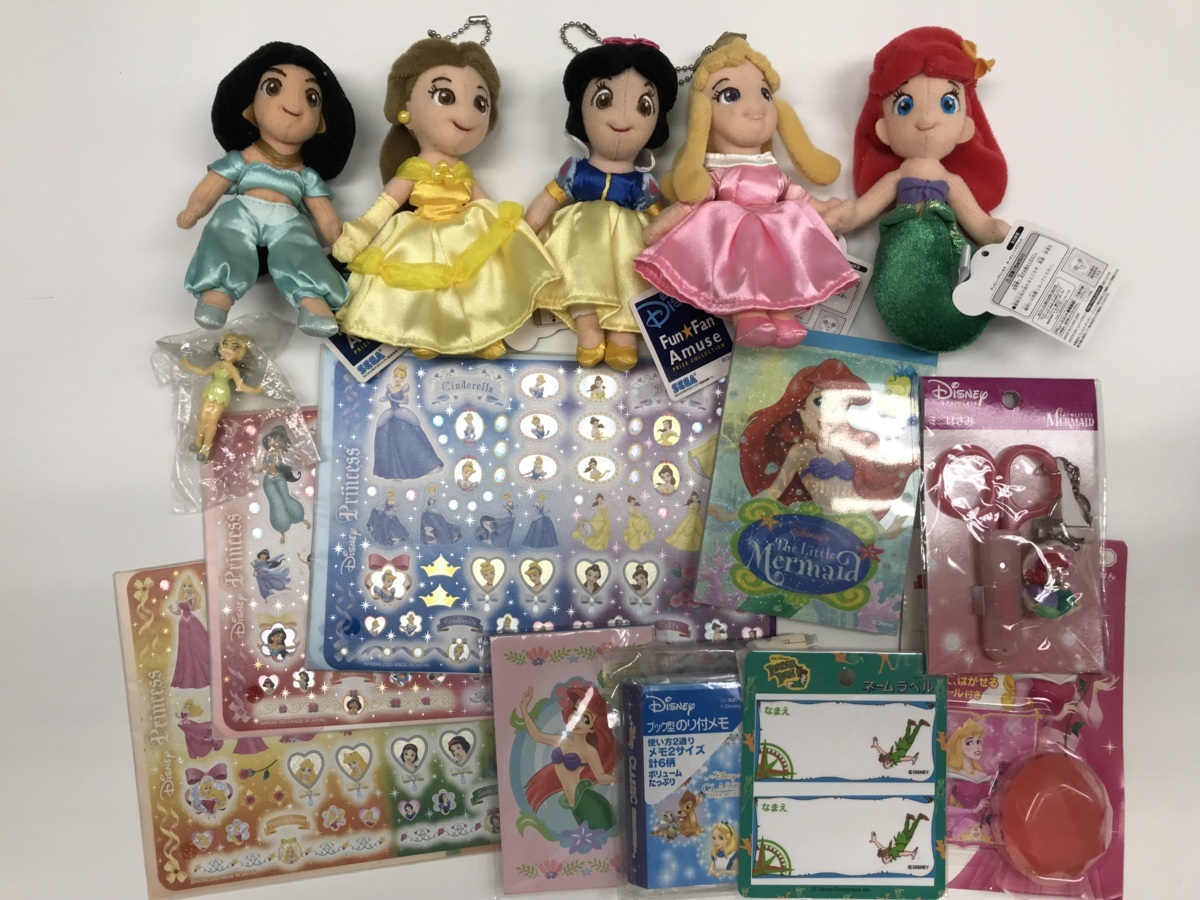 ディズニー 大量セット プリンセスグッズ 15点 ぬいぐるみストラップ シール 白雪姫 アリエルほか 2r48 60 その他 売買されたオークション情報 Yahooの商品情報をアーカイブ公開 オークファン Aucfan Com