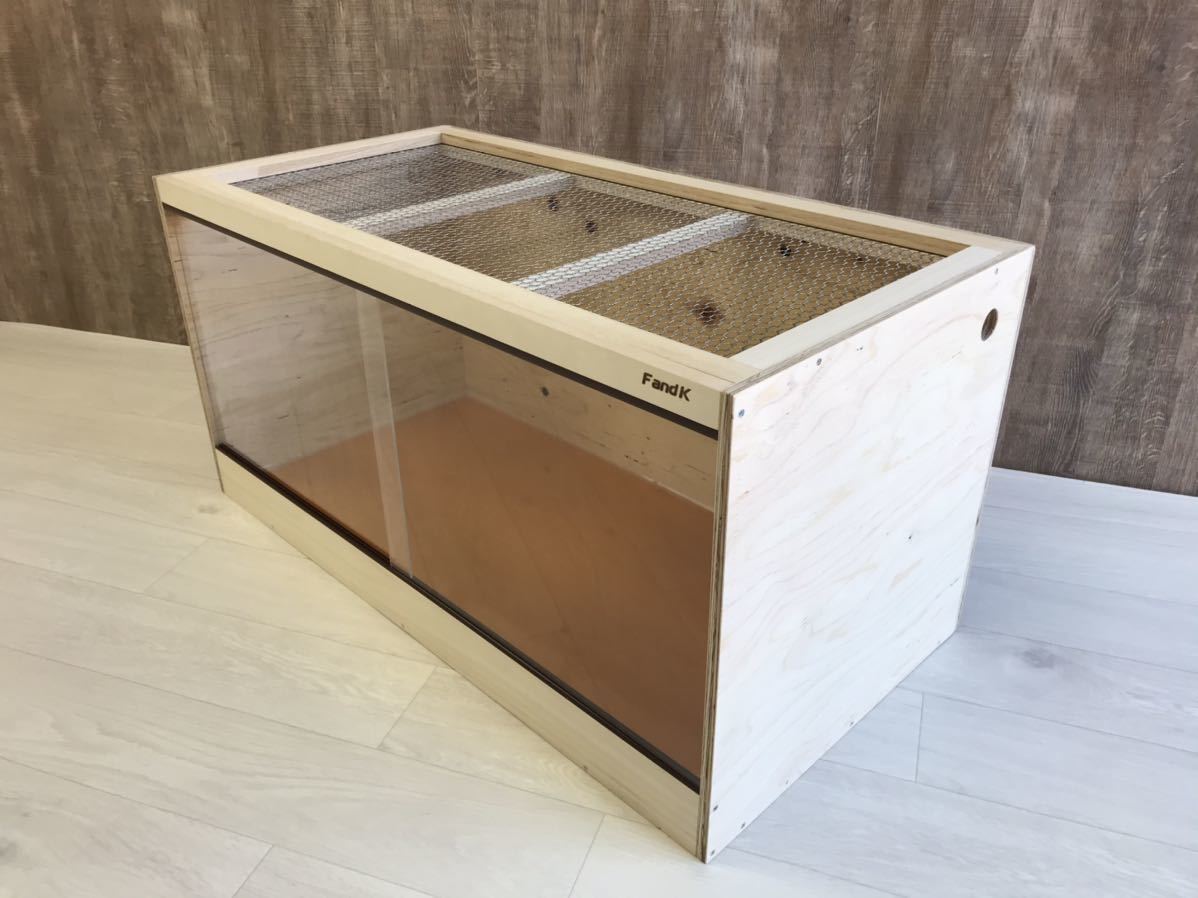 FandK 爬虫類木製ケージ 900×450×450 FandK 爬虫類木製ケージ 900×450