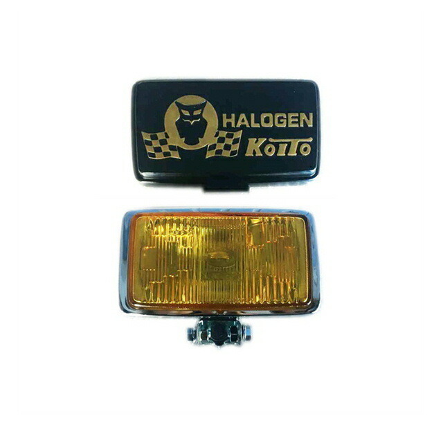 小糸製作所 角型フォグランプ 12V-55W 黄（カバー色：白 角型ハロゲン