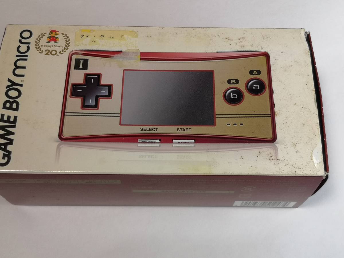 ゲームボーイミクロ スーパーマリオ20th ファミコンカラー 本体＋ 