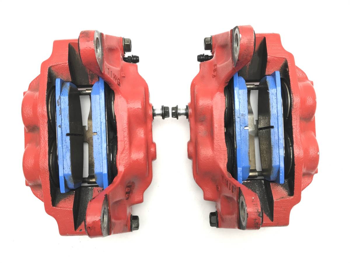 良品♪ スバル純正 4POT フロント キャリパー 赤 インプレッサ GH8 GDA 
