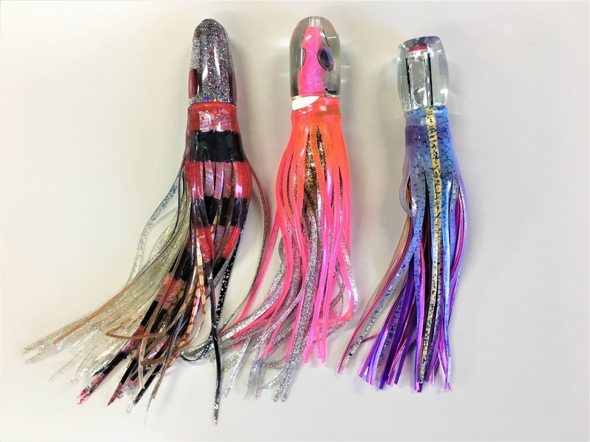 カジキマグロトローリングルアー【ラバー】13個セット カジキマグロ
