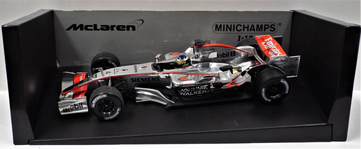 【PMA】1/18 マクラーレン メルセデス MP4-21 #4 P.デ.ラ.ロサ 2006年 ハンガリーGP 2位入賞のダイキャスト製ミニカー 絶版品