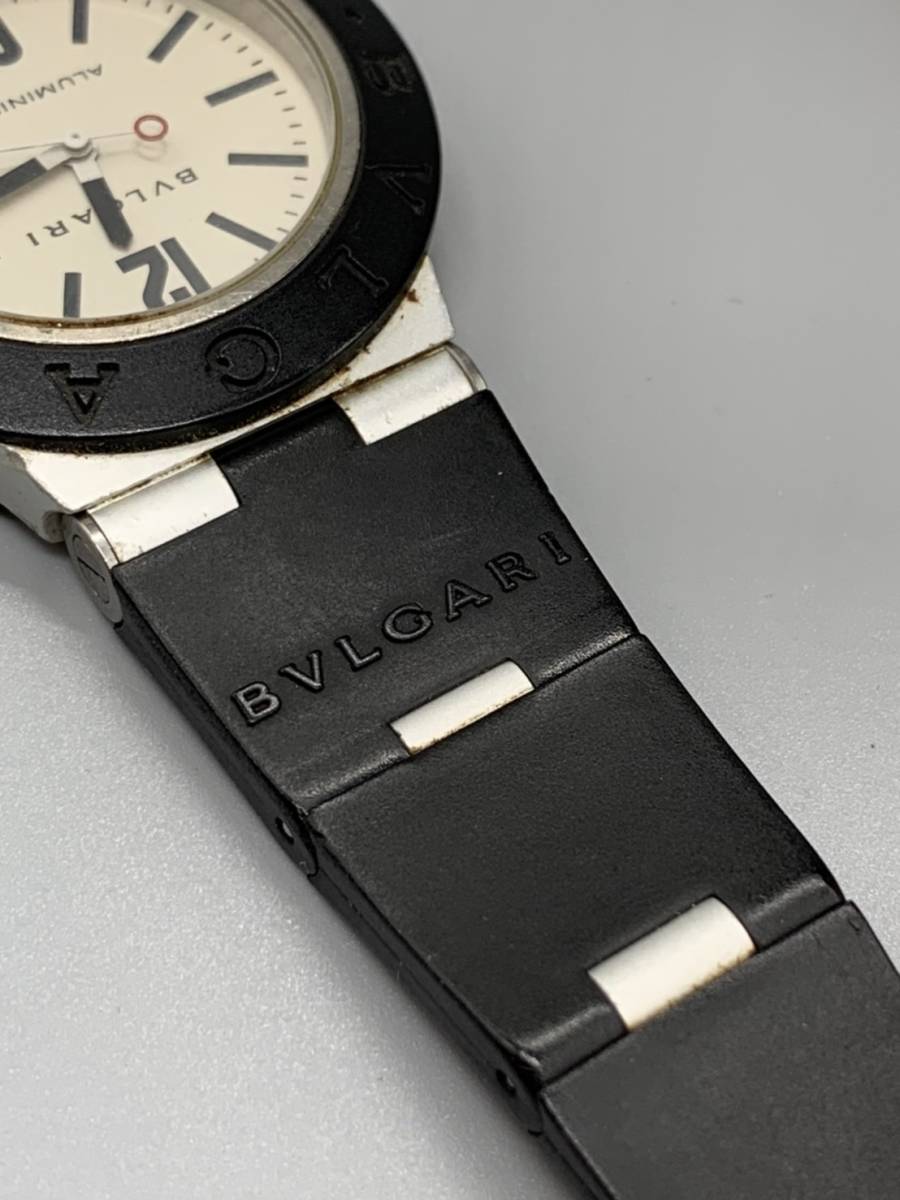 4705】￥1 BVLGARI ブルガリ アルミニウム AL38TA 自動巻き メンズ 