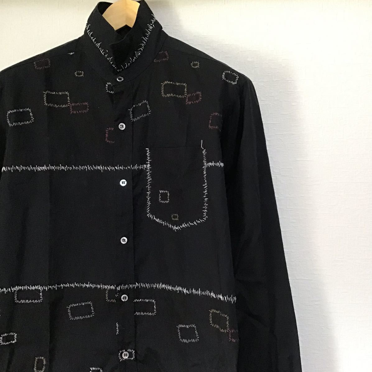 undercover ism アンダーカバー scab 縫い ステッチ シャツ 瘡蓋