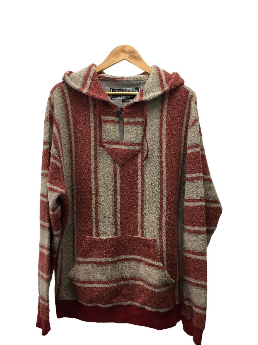 CHALLENGER◇パーカー/フーディー/XL/コットン/RED/赤/レッド  