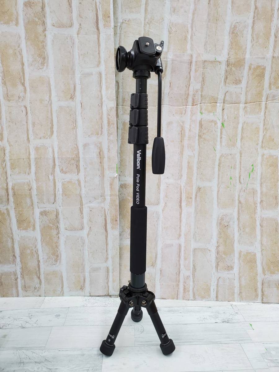 【お買い得，定番人気】 電1604-312 80 Velbon スタンド型一脚ポールポット FHD-43M(一脚)｜売買されたオークション情報、yahooの商品情報をアーカイブ公開 - オークファン 一脚