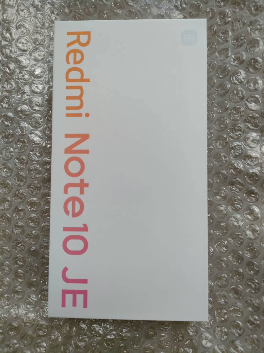 新品未使用 SIMフリー UQ Xiaomi Redmi Note10 JE XIG02 グラファイト