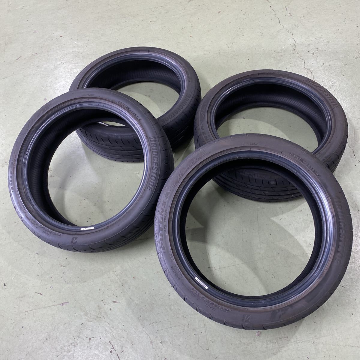 ブリジストン POTENZA Adrenalin RE004 165/50R16 4本セット(中古品 