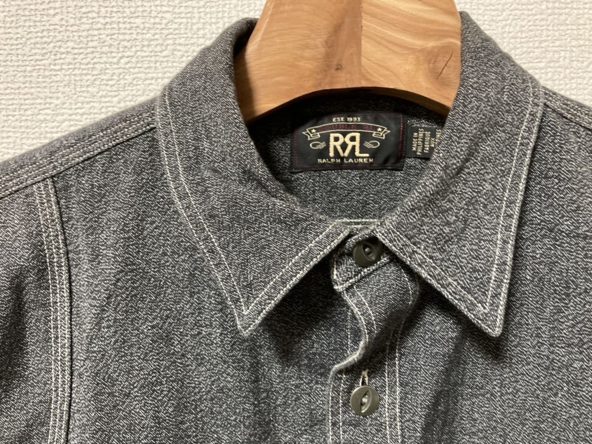 RRLブラックシャンブレーシャツ ダブルアールエル ラルフローレン