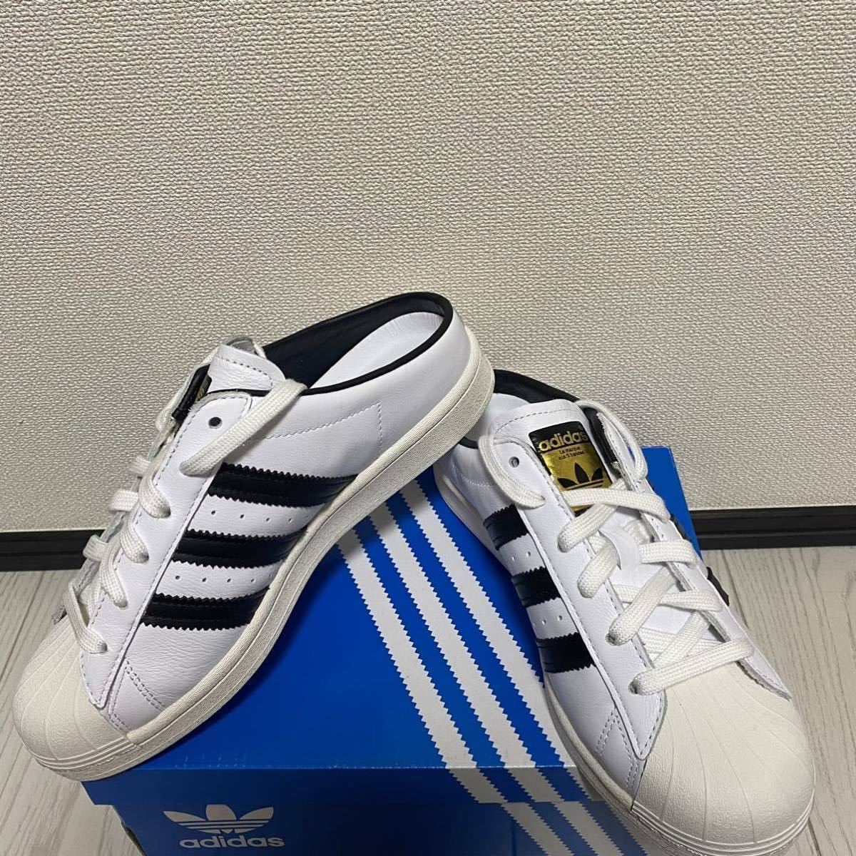 Adidas Sst Mule アディダス スーパースター ミュール ホワイトブラック 白 黒 正規品 23 0 Us5 レディース 金ベロ スリッポン 23 0cm 売買されたオークション情報 Yahooの商品情報をアーカイブ公開 オークファン Aucfan Com