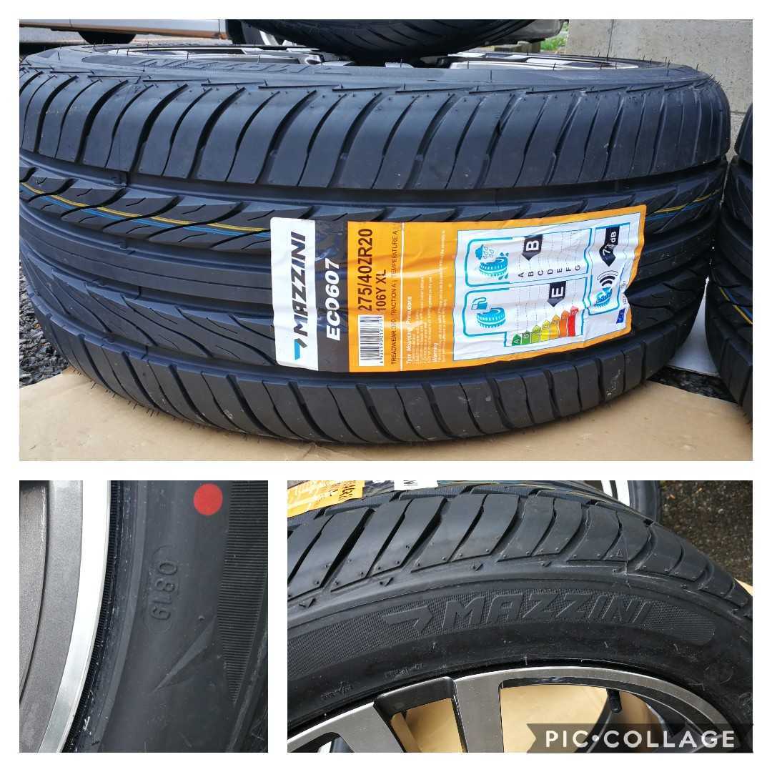 ポルシェ カイエン 955 957 958 20インチ 新品4本タイヤ付き!▽275 