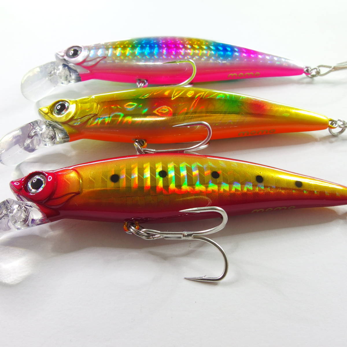 Momoルアー ドリフトミノー 90hs 32g ヘビーシンキング 厳選カラー3個セット ヒラメ シーバス 青物 シマノ 熱砂 スピンドリフト 02 ミノー 売買されたオークション情報 Yahooの商品情報をアーカイブ公開 オークファン Aucfan Com