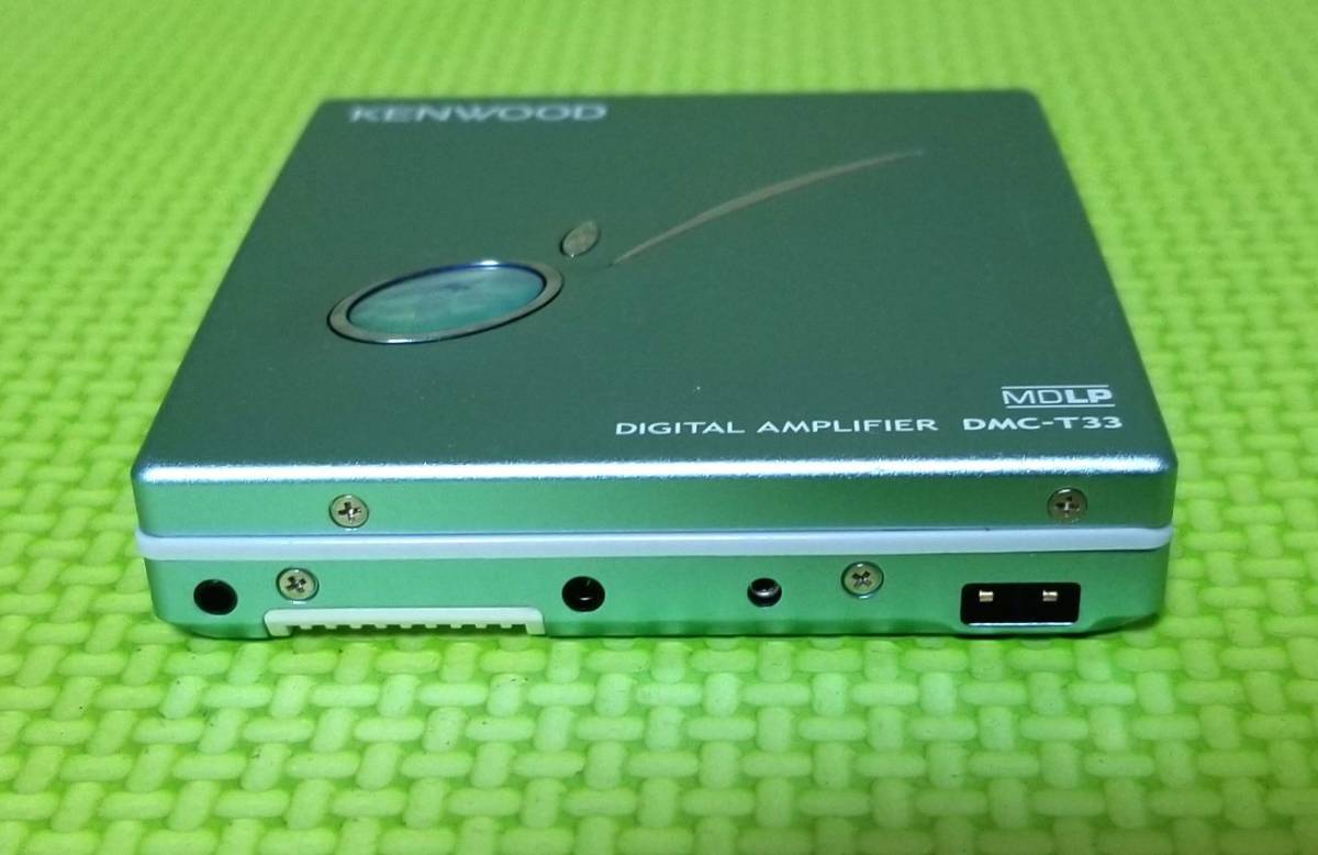KENWOOD DMC-T33 ポータブルMDプレーヤー動作品 MDポータブル