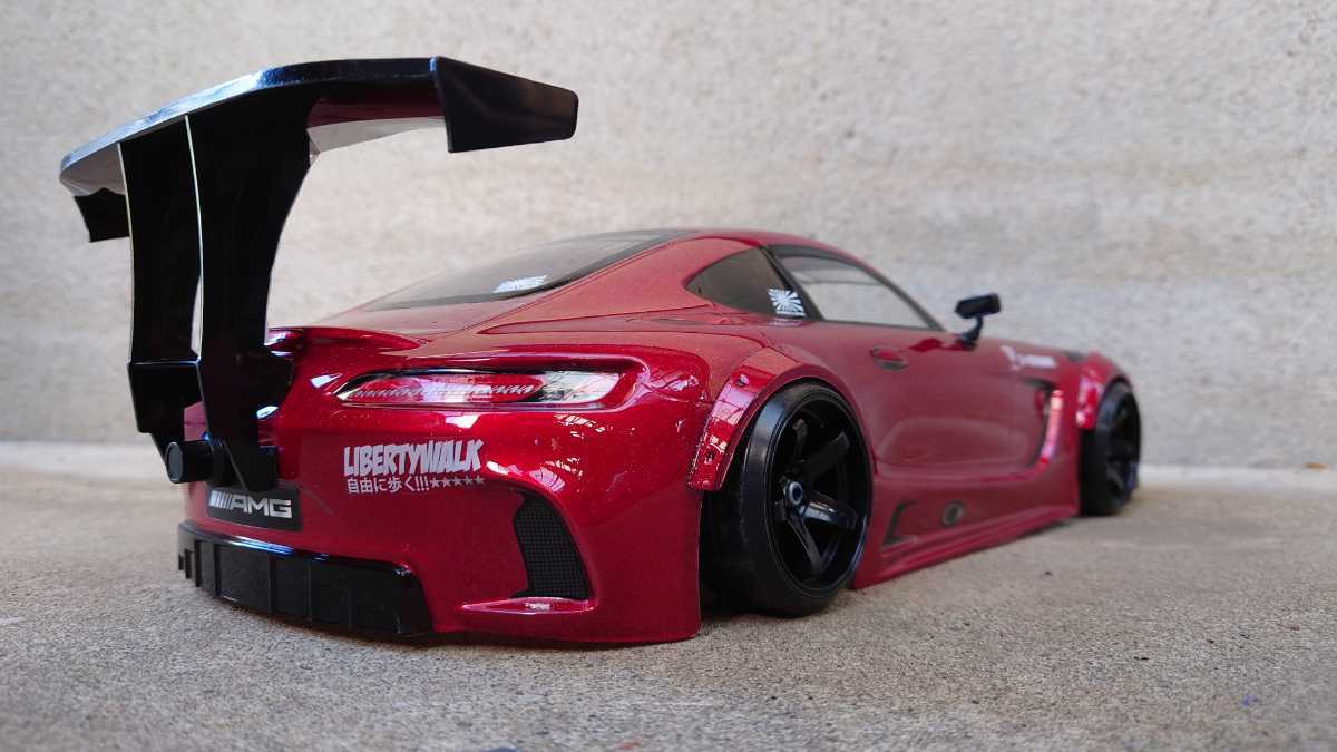☆希少1/10 RCボディ タミヤ メルセデス・ベンツ AMG GT GT3 オーバー